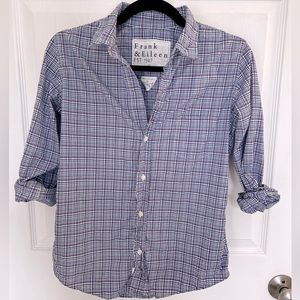 Frank & Eileen plaid Barry button-down shirt